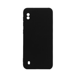 Capa de Silicone com Moldura de Câmera para Samsung Galaxy A10 Preto Capa de Silicone com Moldura de Câmera para Samsung Galaxy A10 Preto
